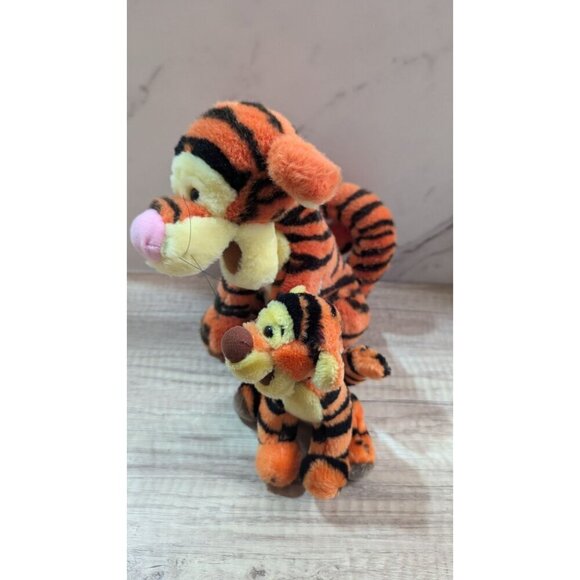 Disney Tigger Plush Toy Set Of 2 Stuffed Animals Soft Tiger 6.5/10" - Picture 7 of 9